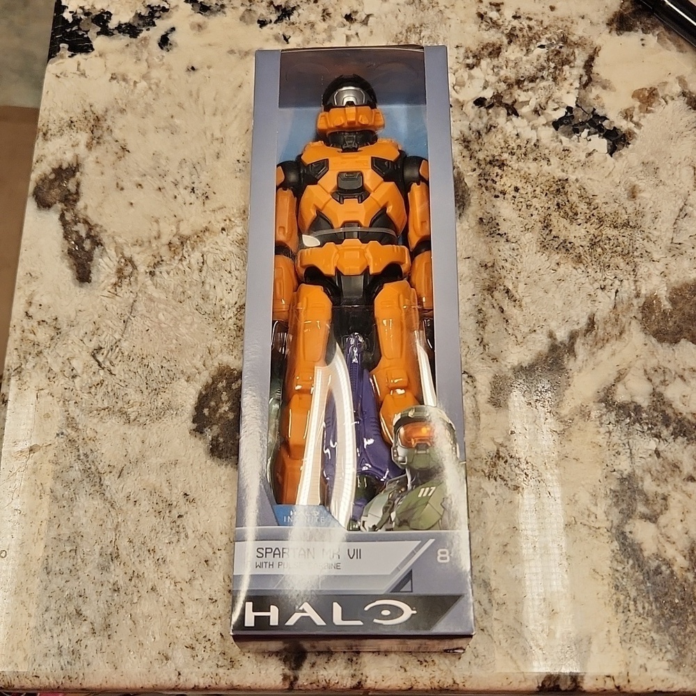 Spartan MK III with pulse carbine gun action figure 12 inch NEW in box